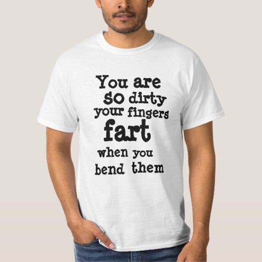 Lijn Farty Fingers T-shirt (Voorkant)
