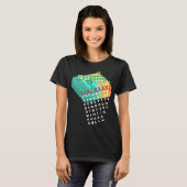 Lijn getekend (donker) t-shirt (Voorkant volledig)