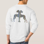 Lijn Great Dane T-shirt (Achterkant)