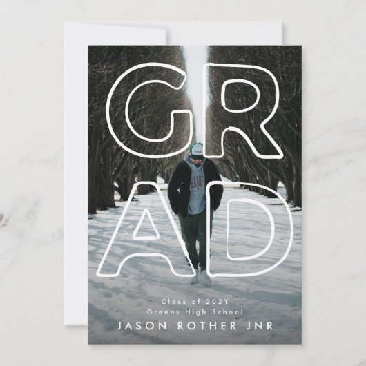 LIJN HOLLE AFSTUDEERDER | Hedendaagse foto Aankondiging (Voorkant)