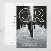 LIJN HOLLE AFSTUDEERDER | Hedendaagse foto Aankondiging (Voorkant / Achterkant)