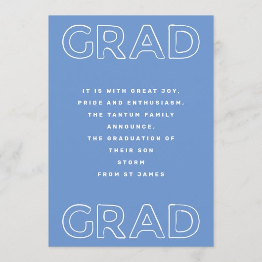 LIJN HOLLE AFSTUDEERDER | Hedendaagse fotoschool Aankondiging (Achterkant)