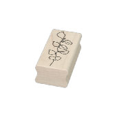 Lijn Illustratie Kunst Bloem Rubberstempel (Stempel)