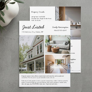 Lijn Kunst Overzicht Neutrale Makelaar Flyer