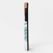 lijn kunst tekening poster van vrouw die koffie dr Case-Mate iPhone case (Achterkant/links)