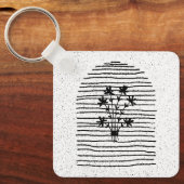  LIJN KUNSTBLOEM SLEUTELHANGER (Voorkant)