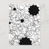 Lijn Kunstpotlood Schets Abstract ontwerp Papier t