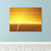 Lijn lopen canvas afdruk (Insitu (Houten vloer))