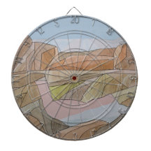 Lijn met verloren Waterverf Lijn afdrukken