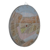 Lijn met verloren Waterverf Lijn afdrukken Dartbord (Voorkant Links)