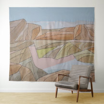 Lijn met verloren Waterverf Lijn afdrukken