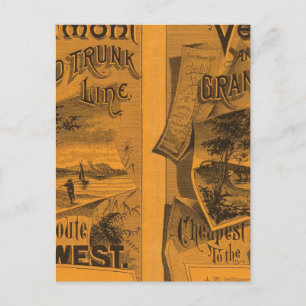 Lijn Midden-Vermont, Grand Trunk Briefkaart