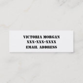 Lijn militaire Mannen Roepkaart Contactkaartje (Achterkant)