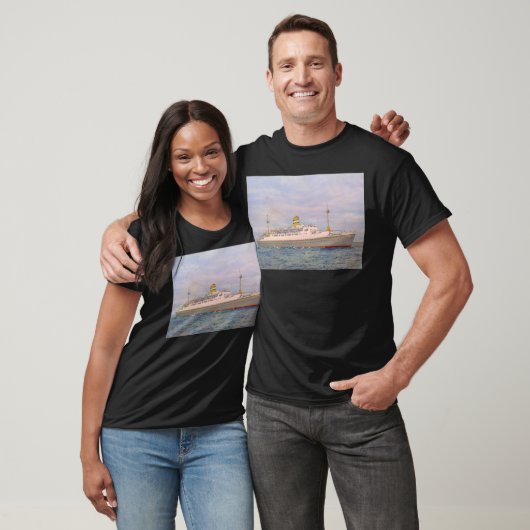 Lijn MV Maasdam, Nederland-Amerika T-shirt (Unisex)