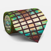 Lijn nucleaire explosie vol nek stropdas (Opgerold)