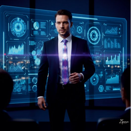 Lijn nucleaire explosie vol nek stropdas