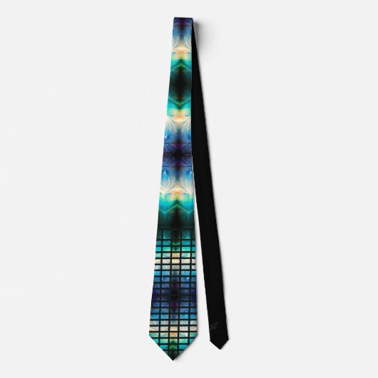 Lijn nucleaire explosie vol nek stropdas (Voorkant)