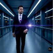 Lijn nucleaire explosie volle Stropdas