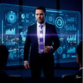 Lijn nucleaire explosie volle Stropdas