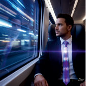 Lijn nucleaire explosie volle Stropdas