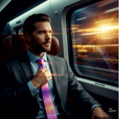 Lijn nucleaire explosie volle Stropdas