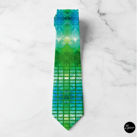 Lijn nucleaire explosie volle Stropdas