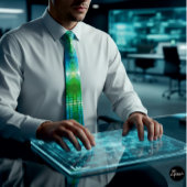 Lijn nucleaire explosie volle Stropdas