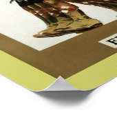 Lijn omhoog jongens (grens) poster (Hoek)