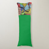 Lijn omhoog lichaamskussen (Voorkant Verticaal)