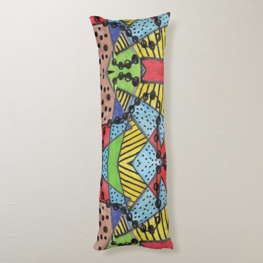 Lijn omhoog lichaamskussen (Achterkant (Verticaal))