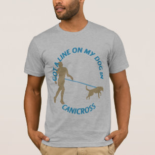Lijn op Mijn Hond in Canicross T-shirt