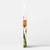 Lijn rode papaver, geïsoleerd, achtergrond, schoon Case-Mate iPhone case (Achterkant / Links)