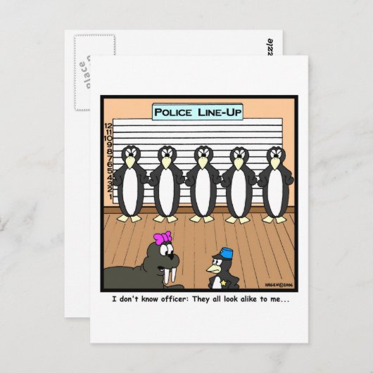 Lijn-up Briefkaart (Voorkant / Achterkant)