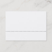 Lijn v2 - Zwart op wit Visitekaartje (Achterkant)