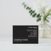 Lijn v2 - Zwart op wit Visitekaartje (Staand voorkant)