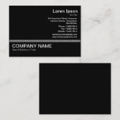 Lijn v2 - Zwart op wit Visitekaartje (Voorkant / Achterkant)