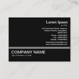 Lijn v2 - Zwart op wit Visitekaartje