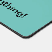 Lijn van Black Paw Prints Design Desk Mat (Hoek)