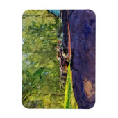 Lijn van de Abstracte oude wagens en vrachtwagens Magneet (Verticaal)