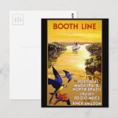 Lijn van de stad naar Portugal Madeira Briefkaart (Voorkant / Achterkant)