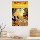 Lijn van de stad naar Portugal Madeira Poster (Keuken)