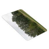Lijn van hellende bomen Landschap Premium magneet (Rechterzijde)