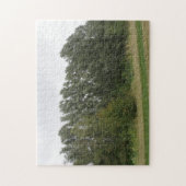 Lijn van het landschap van de bomen legpuzzel (Verticaal)
