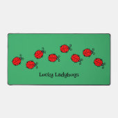 Lijn van Lady Bugs Design Desk Mat (Voorkant)