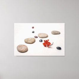 Lijn van leven en liefde canvas afdruk