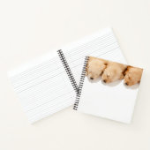 Lijn van Slaapende Golden Retriever Puppies Notitieboek (Binnen)