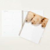 Lijn van Slaapende Golden Retriever Puppies Planner (Display)