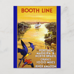 Lijn van start op Portugal Madeira Briefkaart