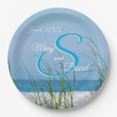 Lijn Zee haver in Bord van witzand-witwieden (Voorkant)