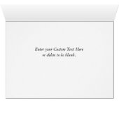 Lijn Zee haver in wit zand Wenskaart (Binenzijde Horizontaal (Onderkant))